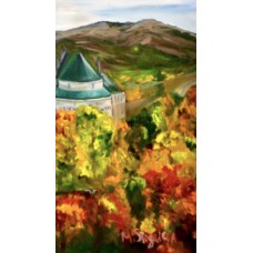 “Slovak Castle” – Original Oil Painting, Autumn Architectural Landscape | Marina Stognieva “Slovak Castle” – Original Oil Painting, Autumn Architectural Landscape | Marina Stognieva